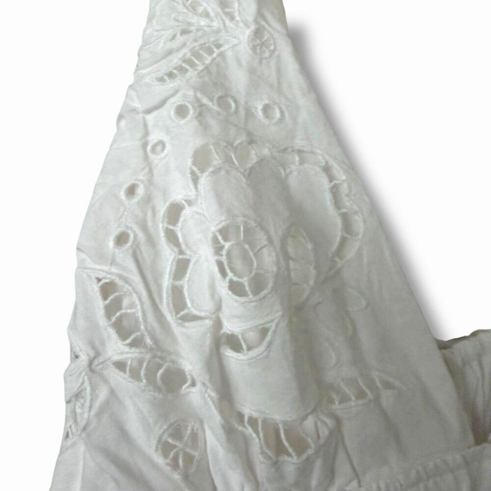 NWT Future Collective Women's Eyelet Maxi A-Line Dress XL Beach Vacation Resort - Picture 11 of 15